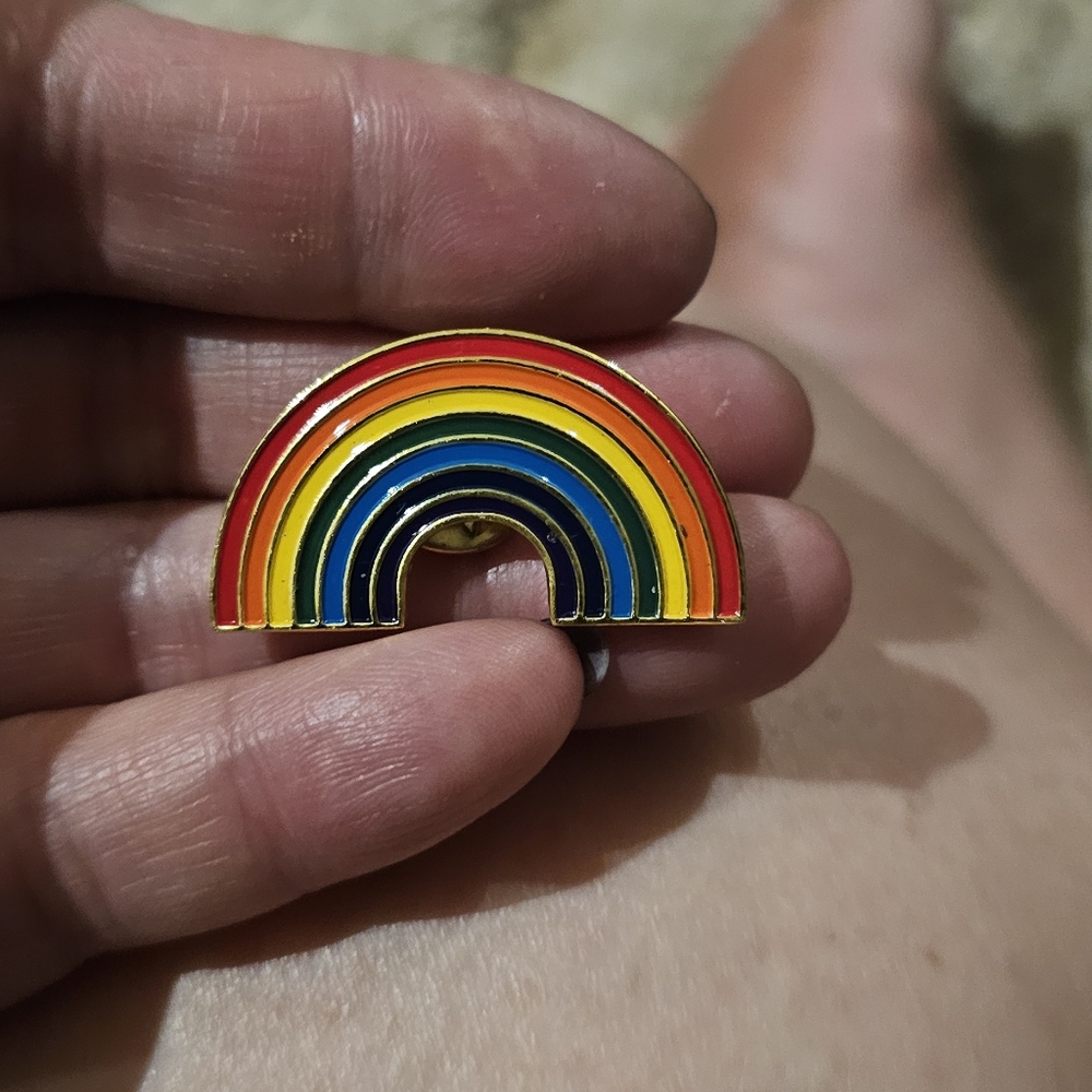 Rainbow Multicolor Enamel Pin